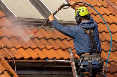 Démoussage et hydrofuge de toiture à Racines